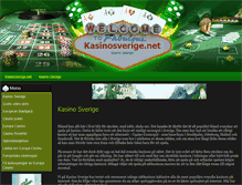 Tablet Screenshot of kasinosverige.net
